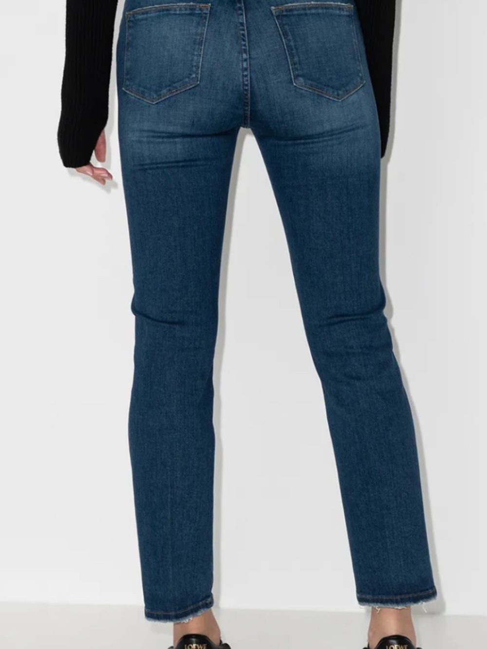 Frame Le High Straight Size 29 Deep Blue Wash - Picture 3 of 4